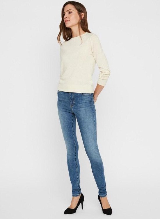 VERO MODA VMEMBRACE MR Push UP SK J RI3131 Noos Jeans, Dark Blue