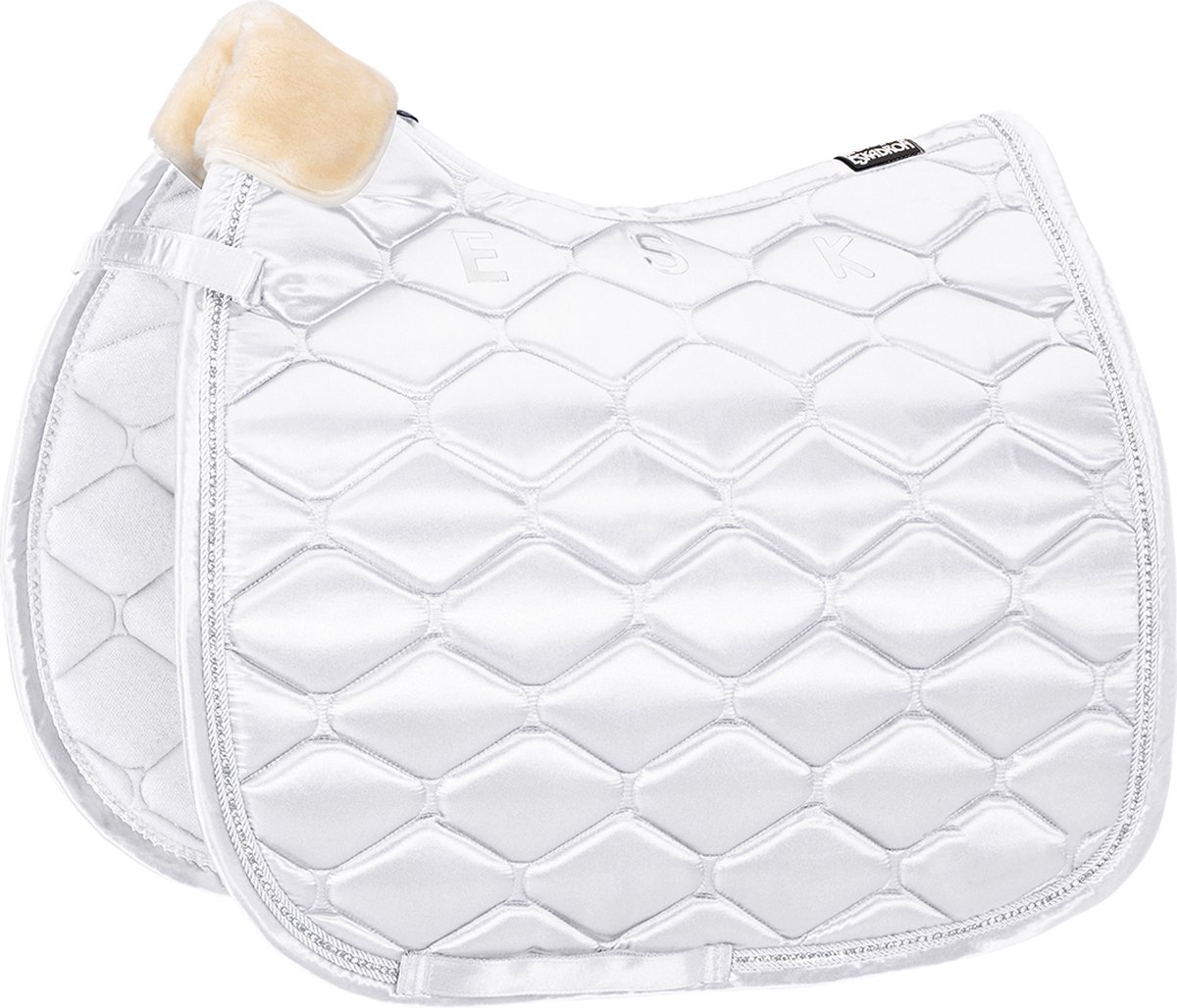 Eskadron Zadeldek Eskadron Satin Crystal Wit