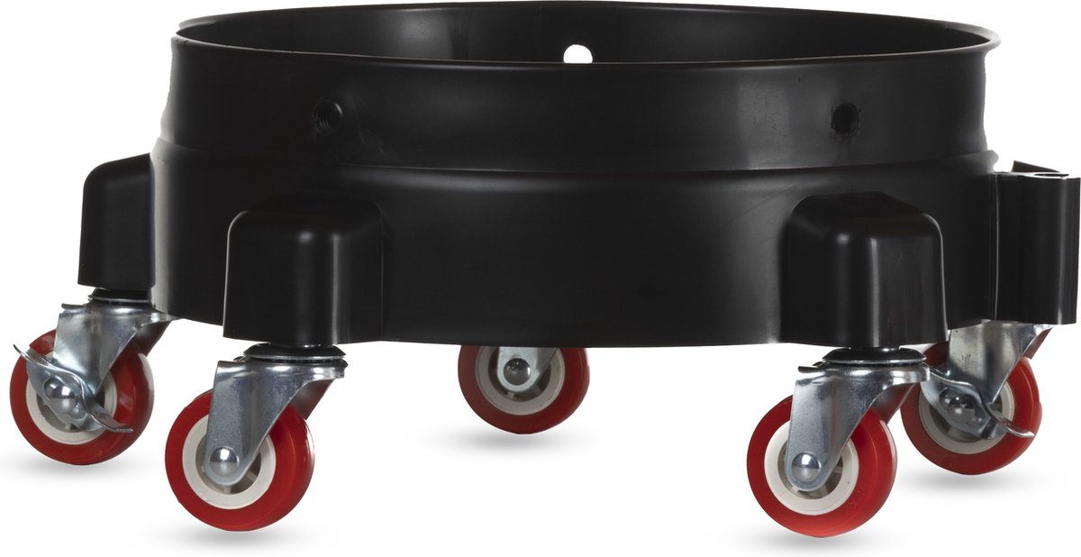 Goedkoopste RUSH Bucket Dolly - Professionele Dolly met 5 wieltjes - 360º Draaibaar - Geschikt voor alle emmers