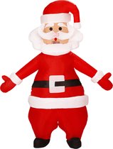 KIMU® Costume Gonflable Père Noël - Costume Opblaasbaar - Costume Gonflable Mascotte Costume Noël Gonflable Adultes Femmes Hommes Festival