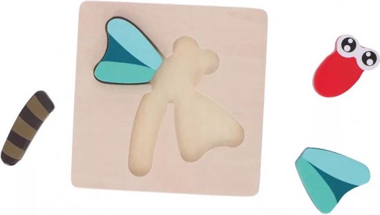 Marionette - Houten Puzzel - Dierenmotief - 1 set van Marionette — afbeelding 3