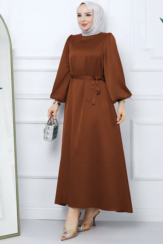 MODABOUT Lange jurk Abaya hijabjurk dames - NELB0007D4772KMT