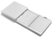 K&G Opvouwbaar Toetsenbord - Groot Touchpad - Draadloos - Ergonomisch ontwerp - Inklapbaar - Foldable Keyboard - Licht Grijs
