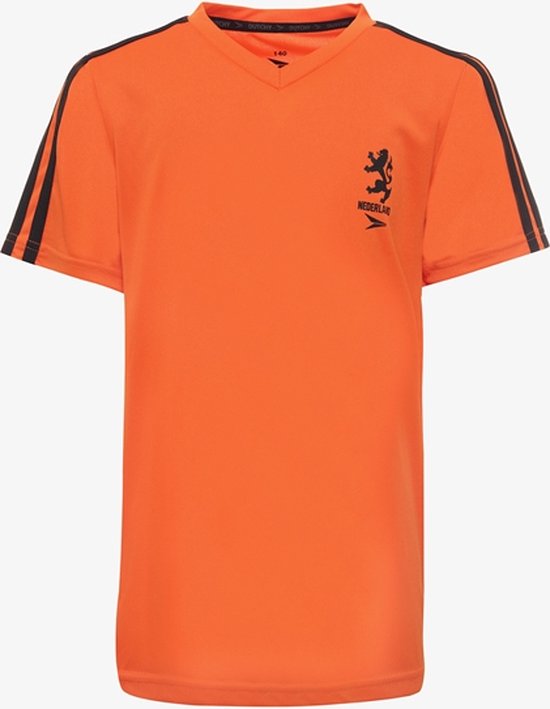Dutchy kinder voetbal T-shirt oranje - Maat 158/164
