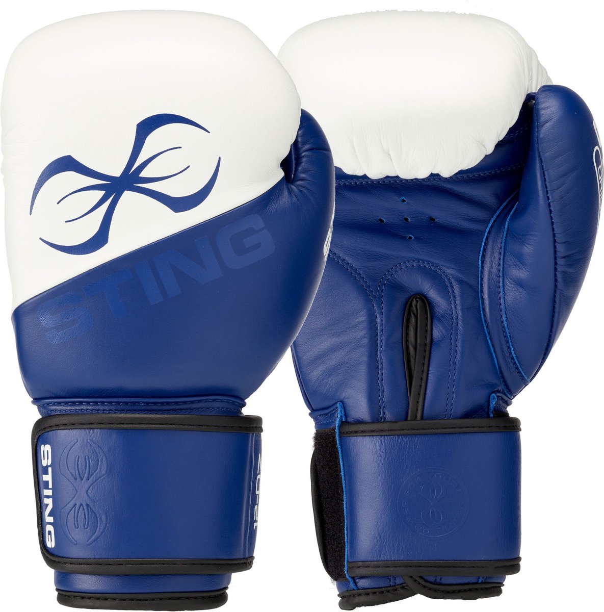 STING Bokshandschoen ORION PRO | klittenband | Blauw (Maat: 10OZ)