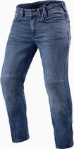 REV'IT! Jeans Detroit 2 TF Medium Blue L32/W28 - Maat - Broek