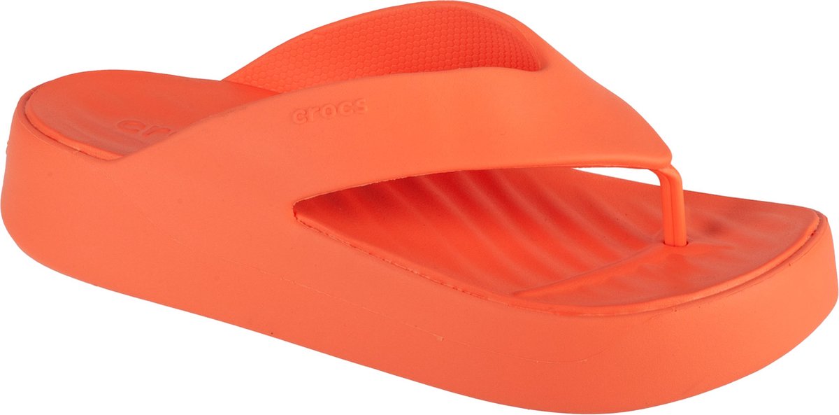 Crocs Getaway Platform Flip 209410-84F Vrouwen Oranje Slippers