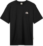 A-dam Black Caravan - T-shirt - Heren - Volwassenen - Vegan - Korte Mouwen - T-shirts - Katoen - Zwart - M
