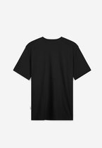 A-dam Black Noodles - T-shirt - Heren - Volwassenen - Vegan - Korte Mouwen - T-shirts - Katoen - Zwart - M