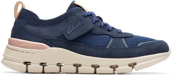 Clarks Nature X Cove - dames sneaker - blauw - maat 37.5 (EU) 4.5 (UK)