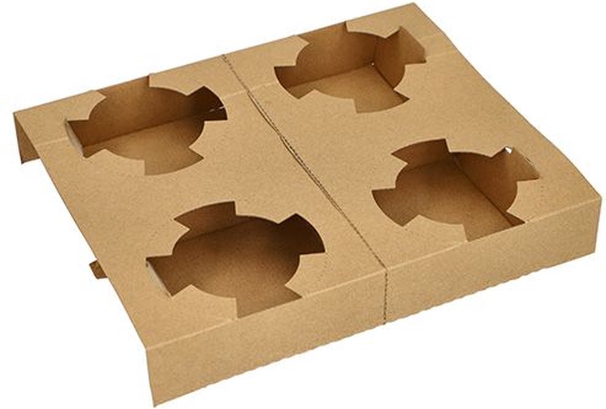 Papstar 88590, Vrijstaand, Bruin, Karton, 25 stuk(s), FSC, 198 mm