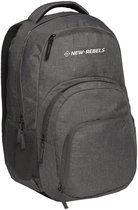 New Rebels ® BTS 3 schooltas met laptopvak zwart