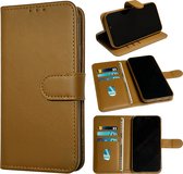 Casemania Hoesje Geschikt voor Samsung Galaxy A25 - Bruin - Portemonnee Book Case - Kaarthouder & Magneetlipje