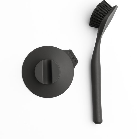 Brabantia SinkSide brosse à vaisselle avec ventouse - Dark Grey