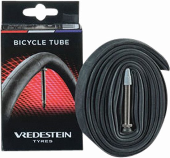 Vredestein Racefiets binnenband INNER TUBE BUTYL 18/28-622/630 50MM PRESTA Zwart -700x20C/700x28C van Vredestein — afbeelding 5