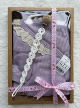 Baby newborn 5-delige kleding set meisjes - Newborn kleding set - Newborn set - Babykleding - Babyshower cadeau - Kraamcadeau