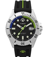 Timex Freedive TW2W41700 Horloge - Siliconen - Zwart - Ø 42 mm