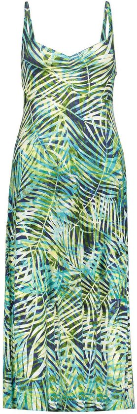 Geisha Jurk Midi Jurk Met Print 47412 60 000530 Green/blue Dames Maat - S