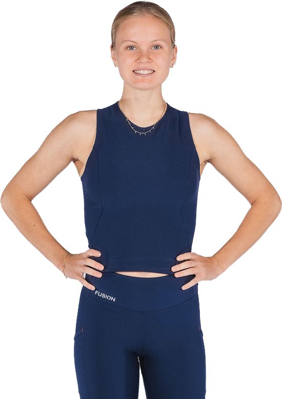 FUSION C3 Gym Top - Fitness Top - Blauw- Dames