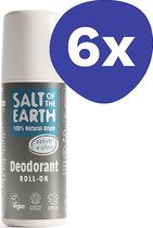 Déodorant Roll-On Vétiver & Agrumes Salt of the Earth (6x 75ml)