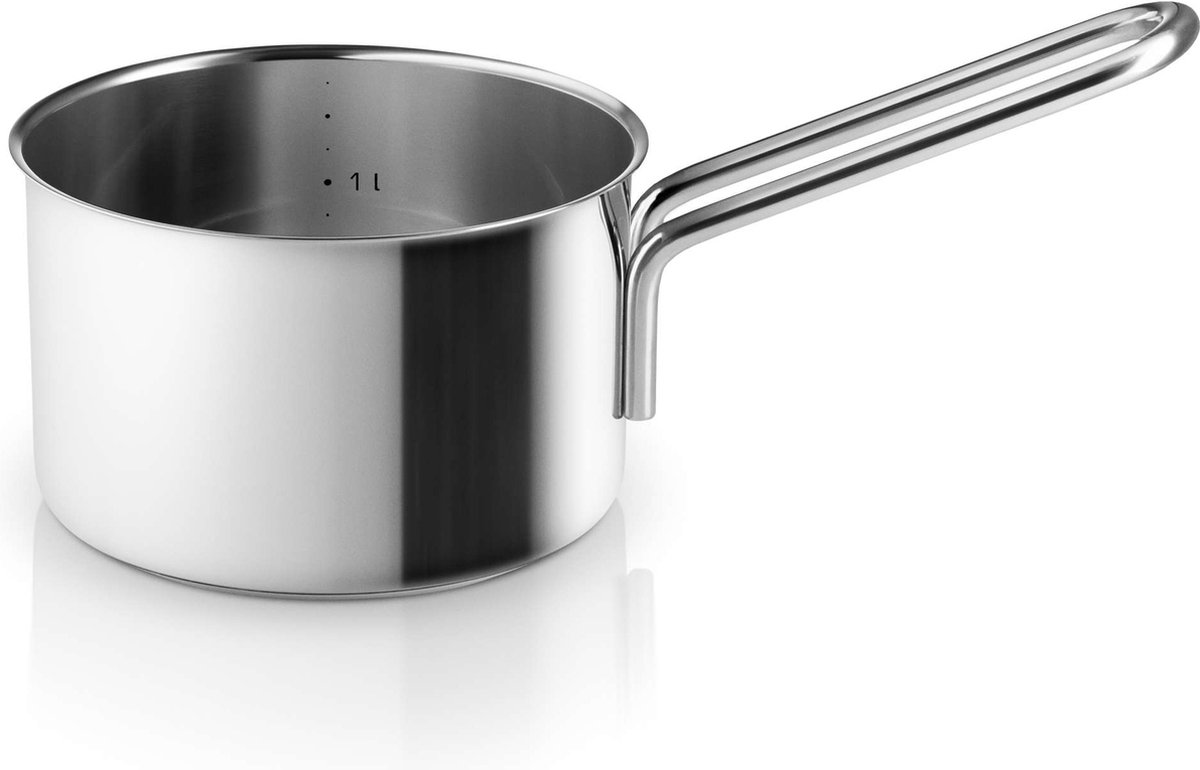 Eva Trio - Steel Line Recycled Steelpan 1,8 Liter - Roestvast Staal - Grijs