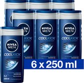NIVEA Men Gel Douche Protect & Care - 250 ml - Pack économique 6 pièces