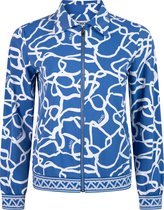 Zoso Jas Jordan Ptrint Travel Jacket 242 1010 0016 Strong Blue White Dames Maat - XL