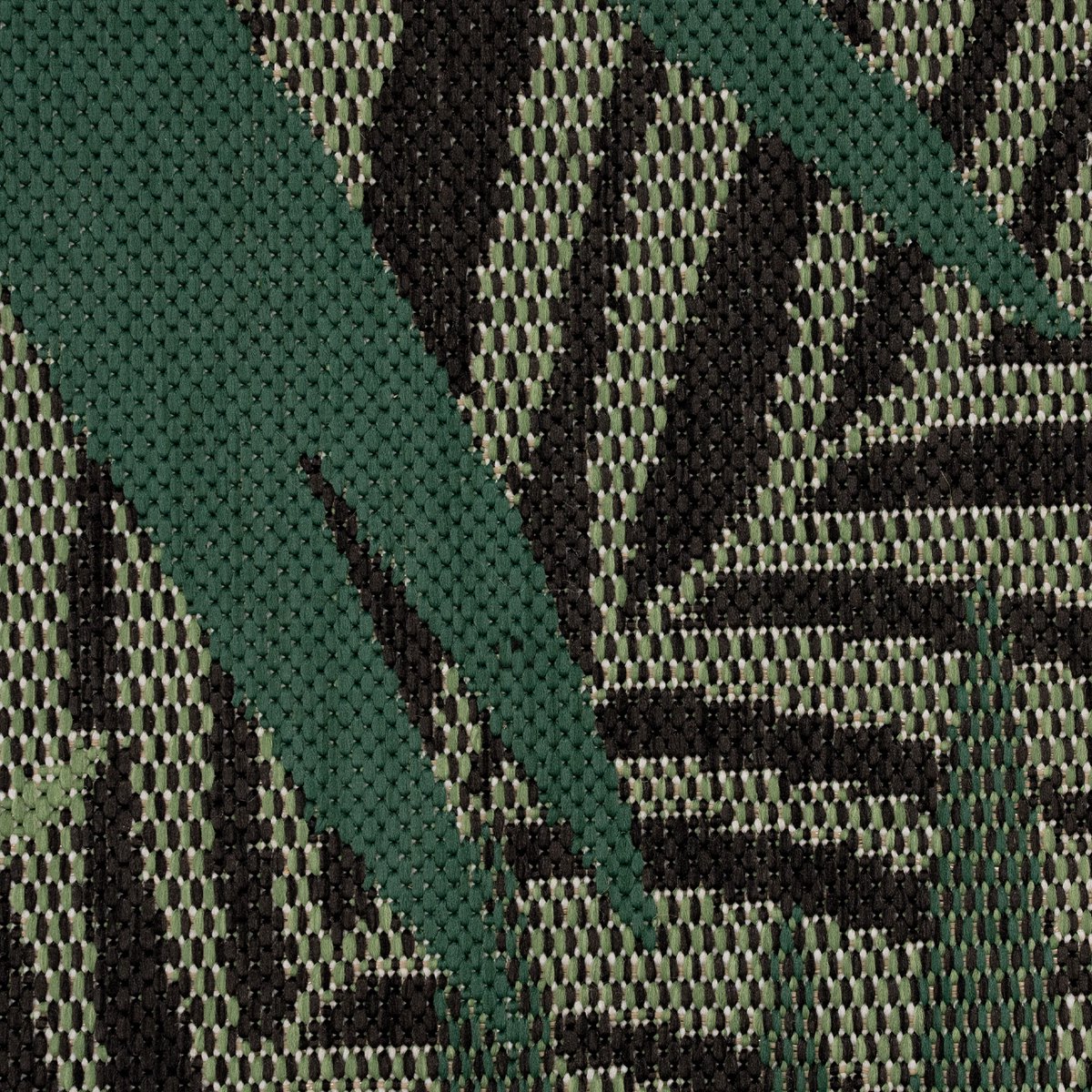 Paco Home Buiten Vloerkleed Tapijt Voor Binnen En Buiten Balkon Terras Keuken Tapijt Palm Jungle Patroon Bloemen Boho Groen, Maat:140x200 cm, Kleur :Groen 10