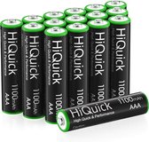 HiQuick 16x Oplaadbare AAA Batterijen 1100 mAh 1.2V - Duurzame Ni-MH AAA Batterijen
