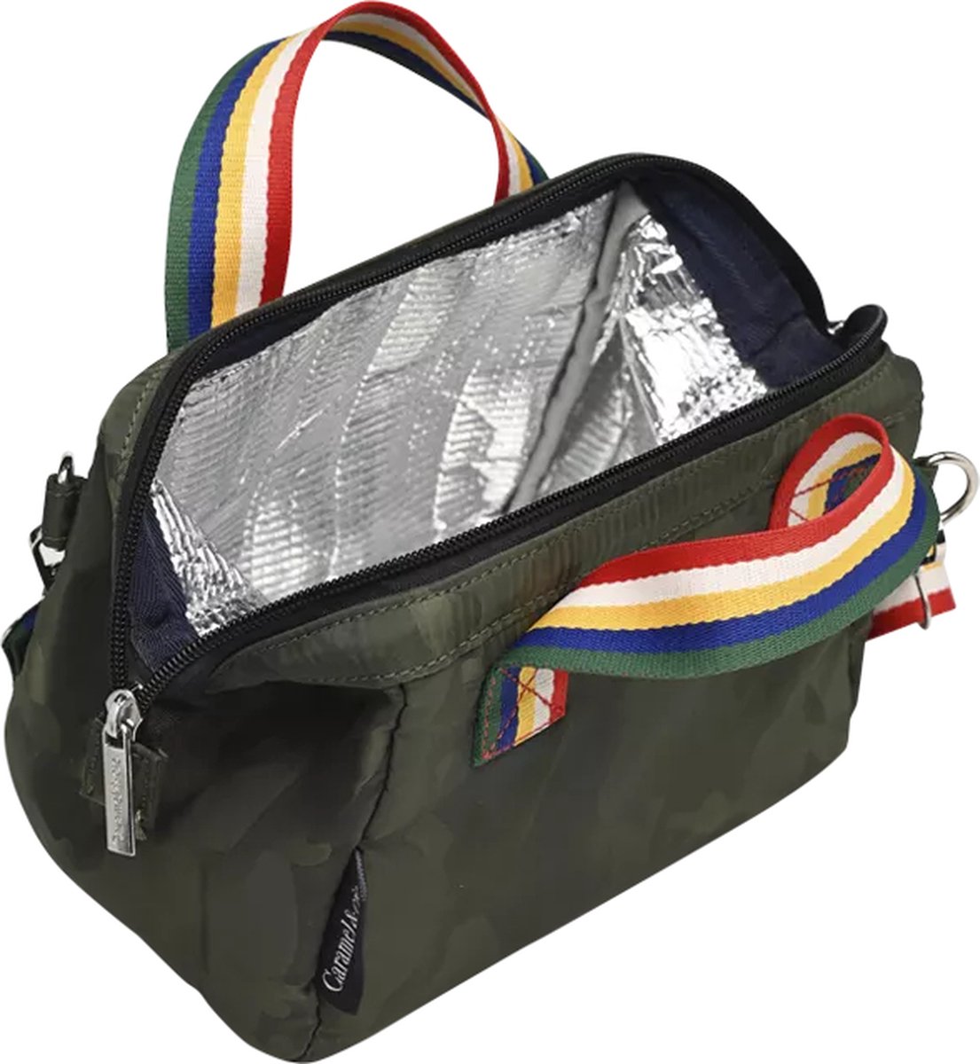 Caramel & Cie Lunchtas Camouflage - Green