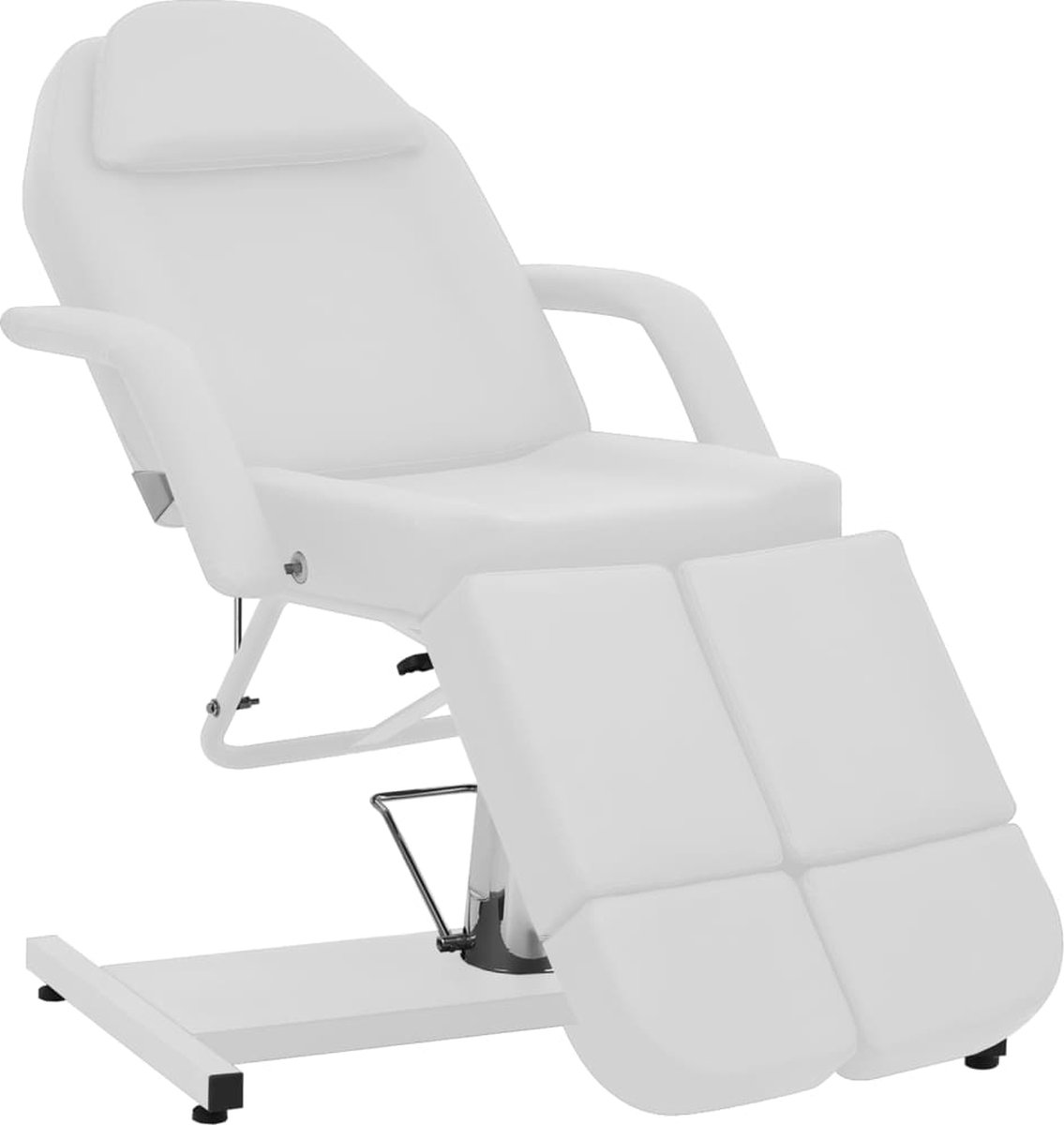 Goedkoopste vidaXL - Behandelstoel - 180x62x78 - cm - kunstleer - wit