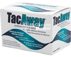 TacAway adhesive remover wipes - alcohol doekjes - 50 doekjes