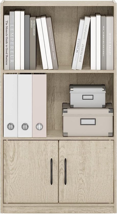 YITAHOME 5 lagen gouden boekenplank, moderne brede boekenkast, groot