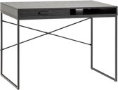 Bureau Bronx MDF Zwart 110cm - Giga Living