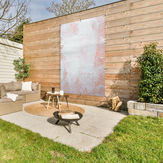 Décoration murale Peinture - Abstrait - Design - 120x180 cm - Poster jardin - Toile jardin - Poster extérieur