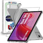 ebestStar - Hoes voor Lenovo Tab M11, Beschermhoes van Transparant, Antislip Siliconen, Versterkte Hoeken, Transparant + Gehard Glas