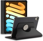 ebestStar - Hoes voor iPad mini 2021 8.3'' (6 gen) Apple, Roterende Etui, 360° Draaibare hoesje, Zwart