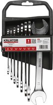Kreator - Hand tools - KRT500001 - Sleutelset - 6-22mm dubbele steeksleutel - 8 st.