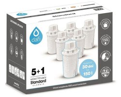 Dafi Classic Serie - Waterfilter Patroon - 5+1 Stuks - Voor Verwijdering van Onzuiverheden