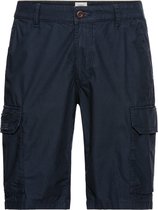 camel active Regular Fit Cargo shorts met minimale print - Maat menswear-38IN - Donkerblauw