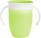 Munchkin Miracle Anti-Lek 360° Drinkbeker - Trainer Cup - Oefenbeker voor Baby en Kind - 207ml - Groen