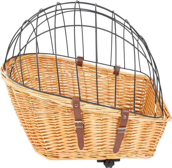 MaxxPet Fietsmand hond - Hondenmand fiets - Fietsmand hond - Voor Bagagedrager - 55x35x51,5cm - Bruin van MaxxPet — afbeelding 3