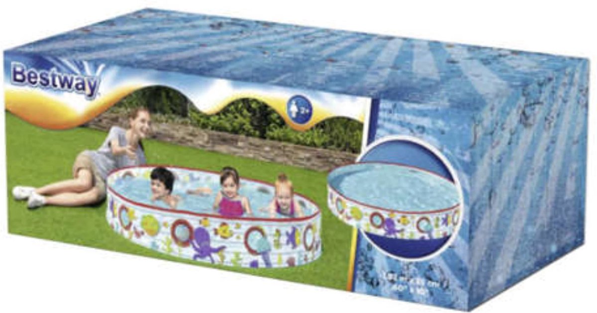 Bestway Opblaasbare Zwembad 152x25 cm - Perfect voor Kinderen — afbeelding 5