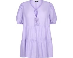 ZIZZI MRICHI, 1/2, TUNIC Dames Tuniek - Purple - Maat L (50-52)