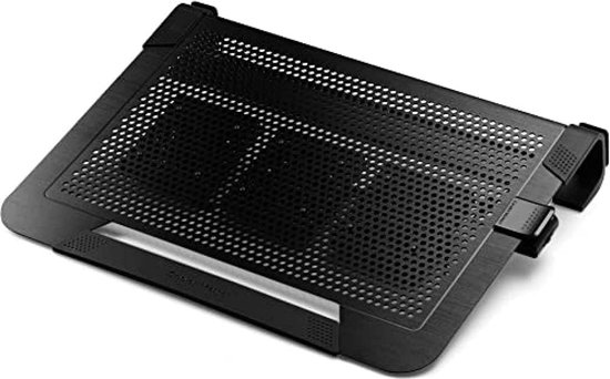 Laptop Cooler - Laptop Stand - Laptop Verhoging - Standaard - Cooling Pad - Matt Zwart