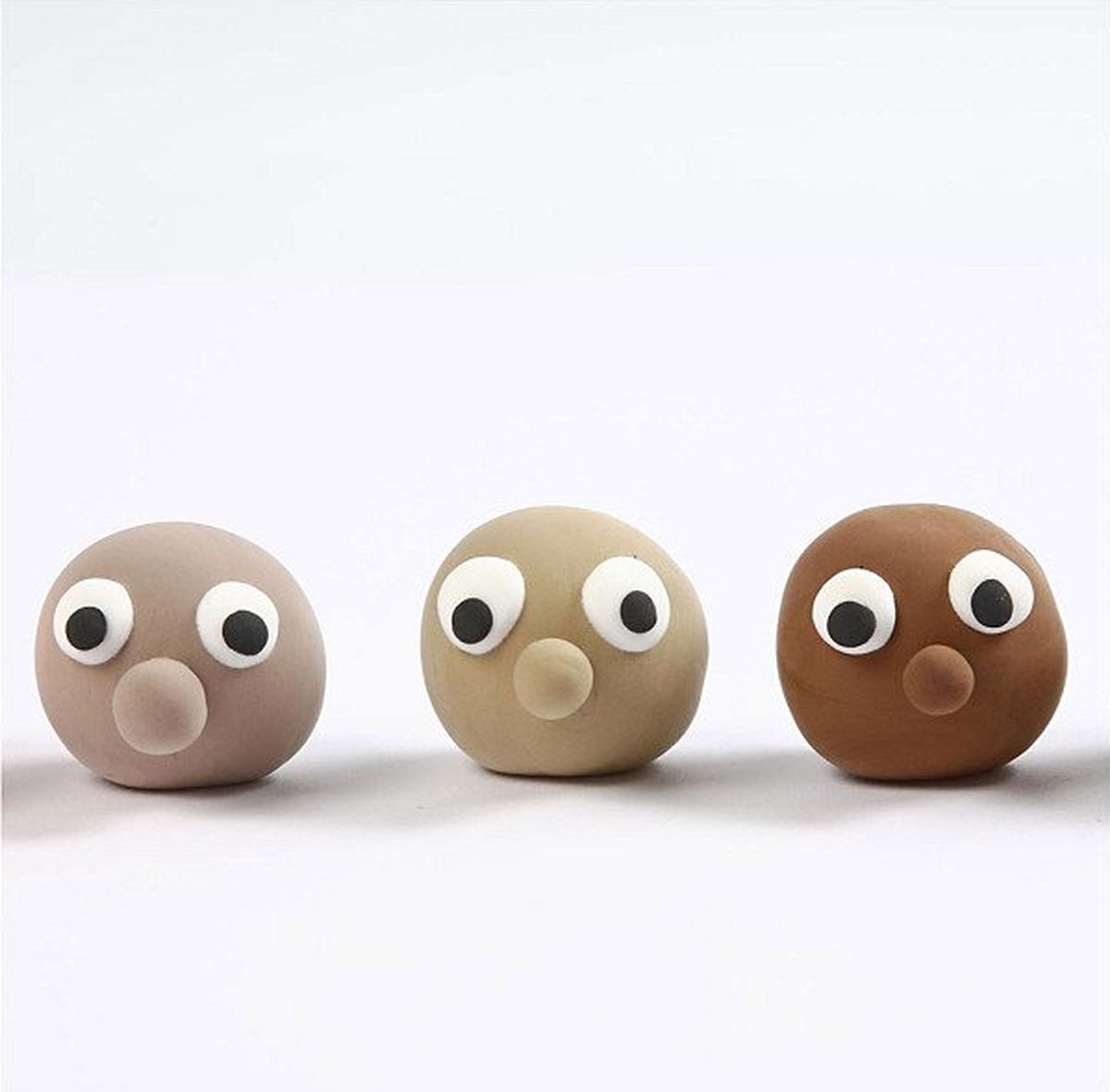 Silk Clay - Klei - Set met 6 Bruintinten — afbeelding 9