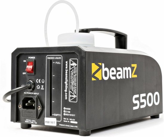 Complete lichtset - BeamZ plug and play lichtset met laser, LED lichteffect en rookmachine voor een geslaagd feest - BeamZ