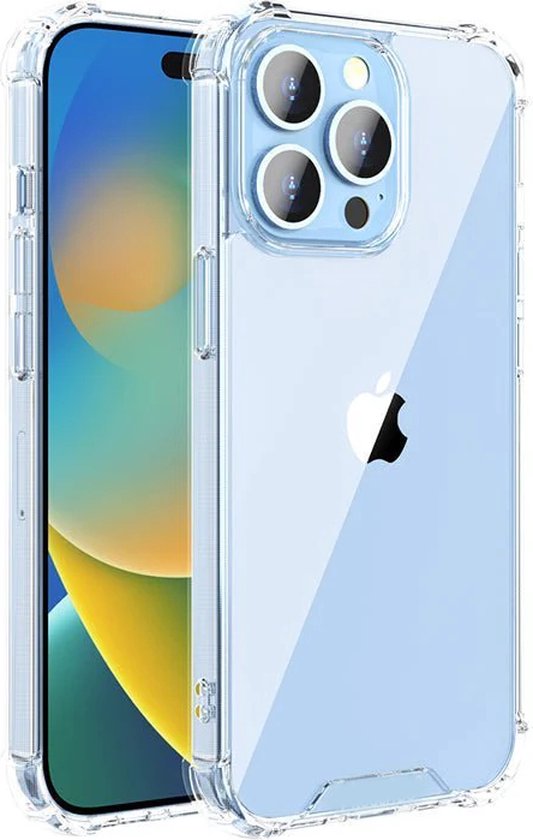 Coque antichoc – Coque arrière Crystal pour Apple iPhone 14 Pro Max | Bumper arrière transparent en PC et TPU