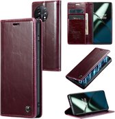 CaseMe - Telefoonhoesje geschikt voor OnePlus 11 - Flip Wallet Case - Magneetsluiting - Rood