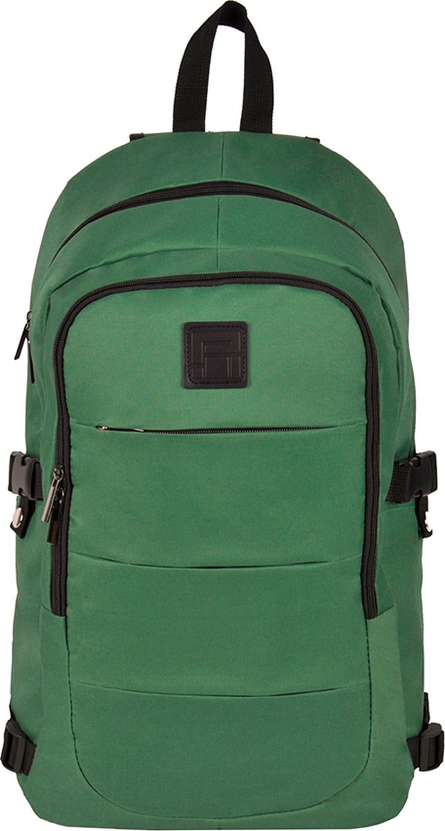Paso school & business rugzak - 26 liter - 50x32x16 cm - 15 inch laptopvak – groen